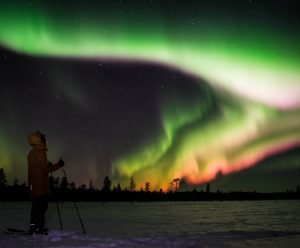 Northern Lights with Wildmaker Lapland DiscoverMuonio Natural Wonders Norhern Lights Photo by Wildmaker Lapland by Valtteri x