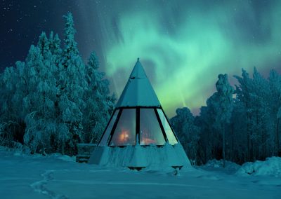 Northern light over Kota hut